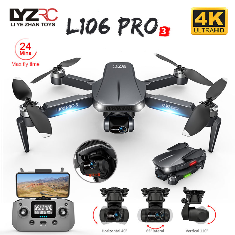 Drone Gimbal 2 Axis - L106 Pro Drone remote control lipat,