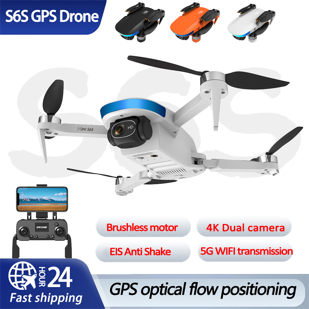 Drone Gimbal 2 Axis - Drone S6S GPS Optical Flow Positioning