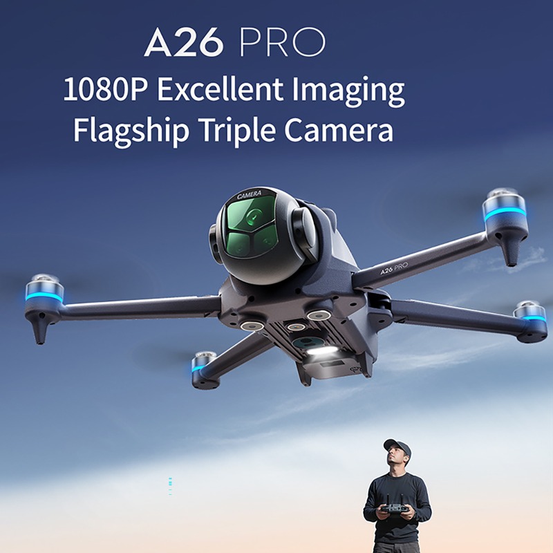 Drone GPS A26 Pro dengan Remot - Drone Gimbal 2 Axis ulasan dan harga