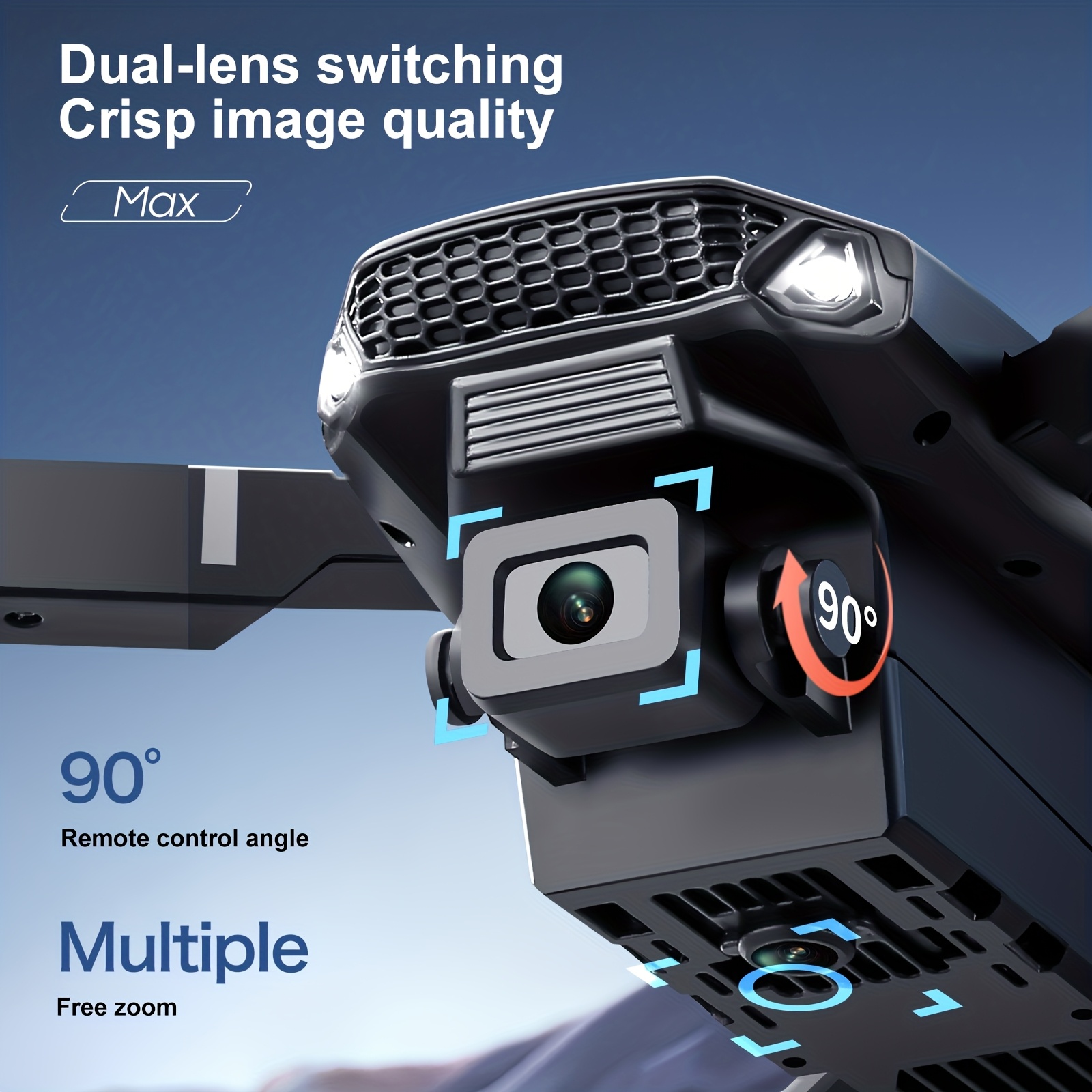 Drone Lipat E88PRO MAX 2026 ya - Drone Gimbal Brushless ulasan dan harga