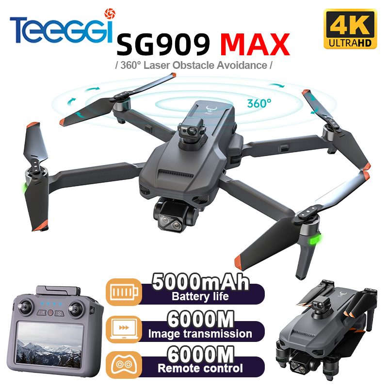 Teeggi SG909 MAX GPS Drone Den - Drone Gimbal Brushless ulasan dan harga