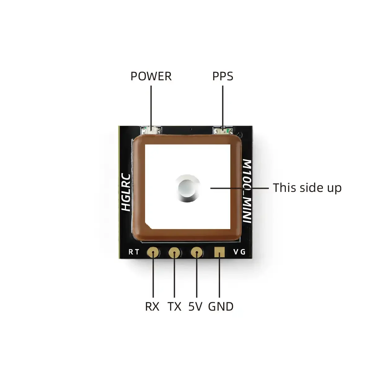 HGLRC M100 Modul GPS MINI M10  - Drone Gimbal Controller ulasan dan harga