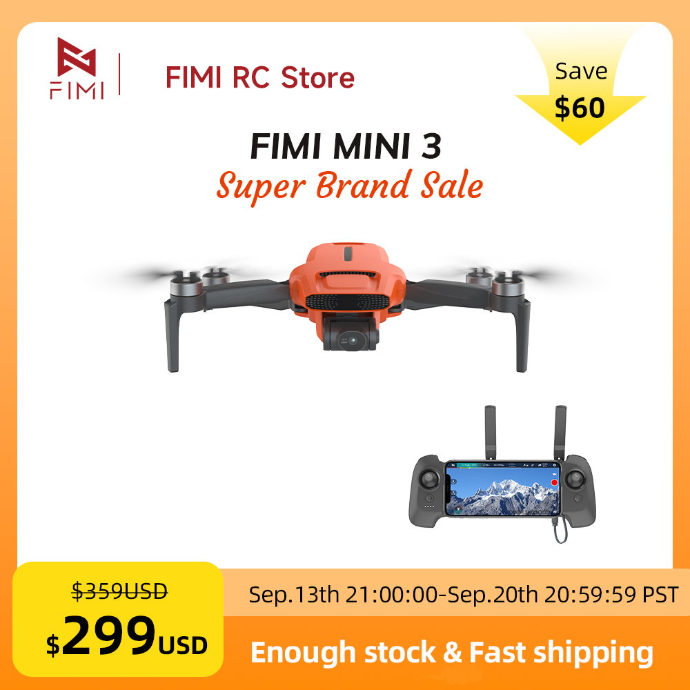 FIMI MINI 3 Drone Kamera 4K 60 - Drone Gimbal Case ulasan dan harga