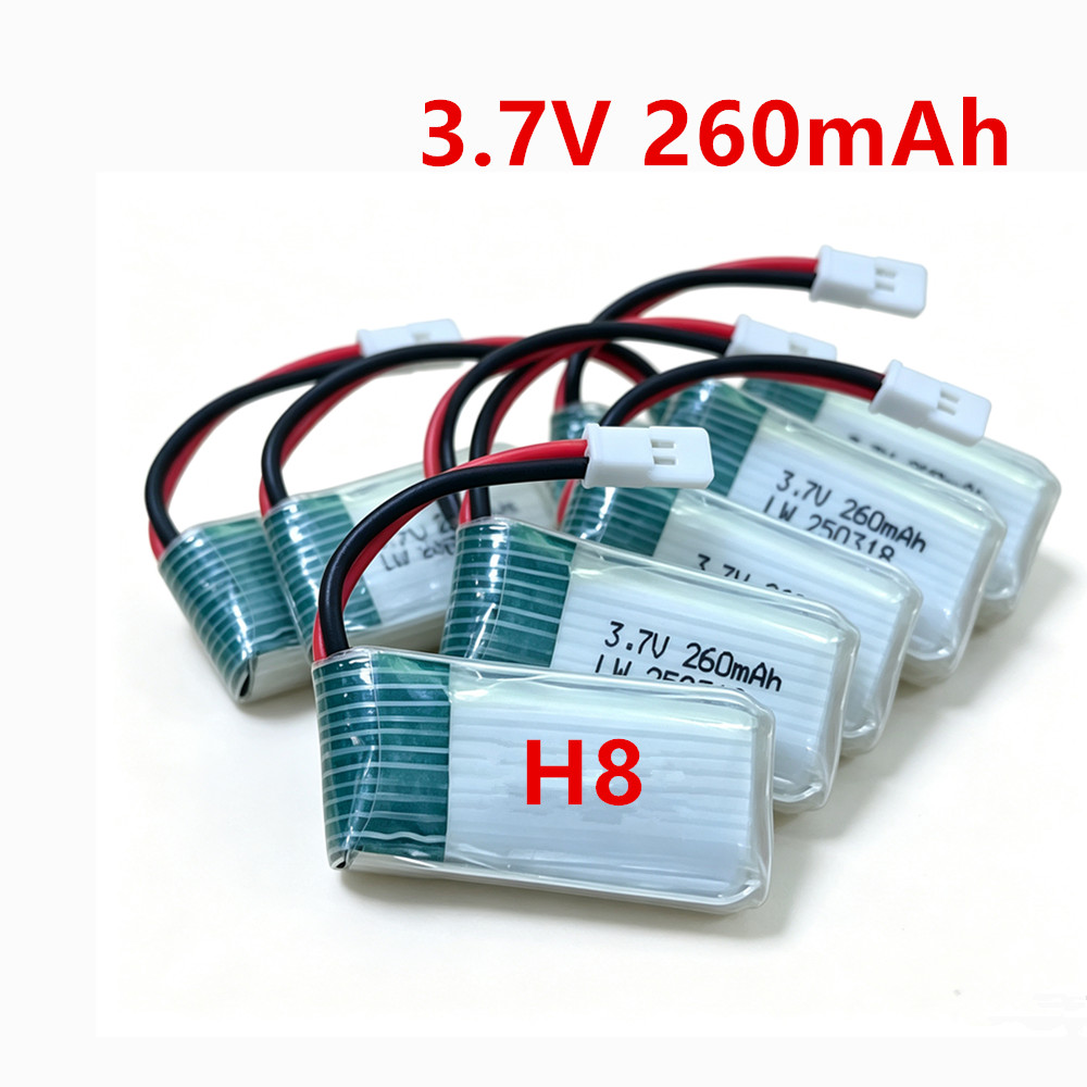 Baterai Lipo 3,7V 260mAh denga - Eachine Drone E010 ulasan dan harga
